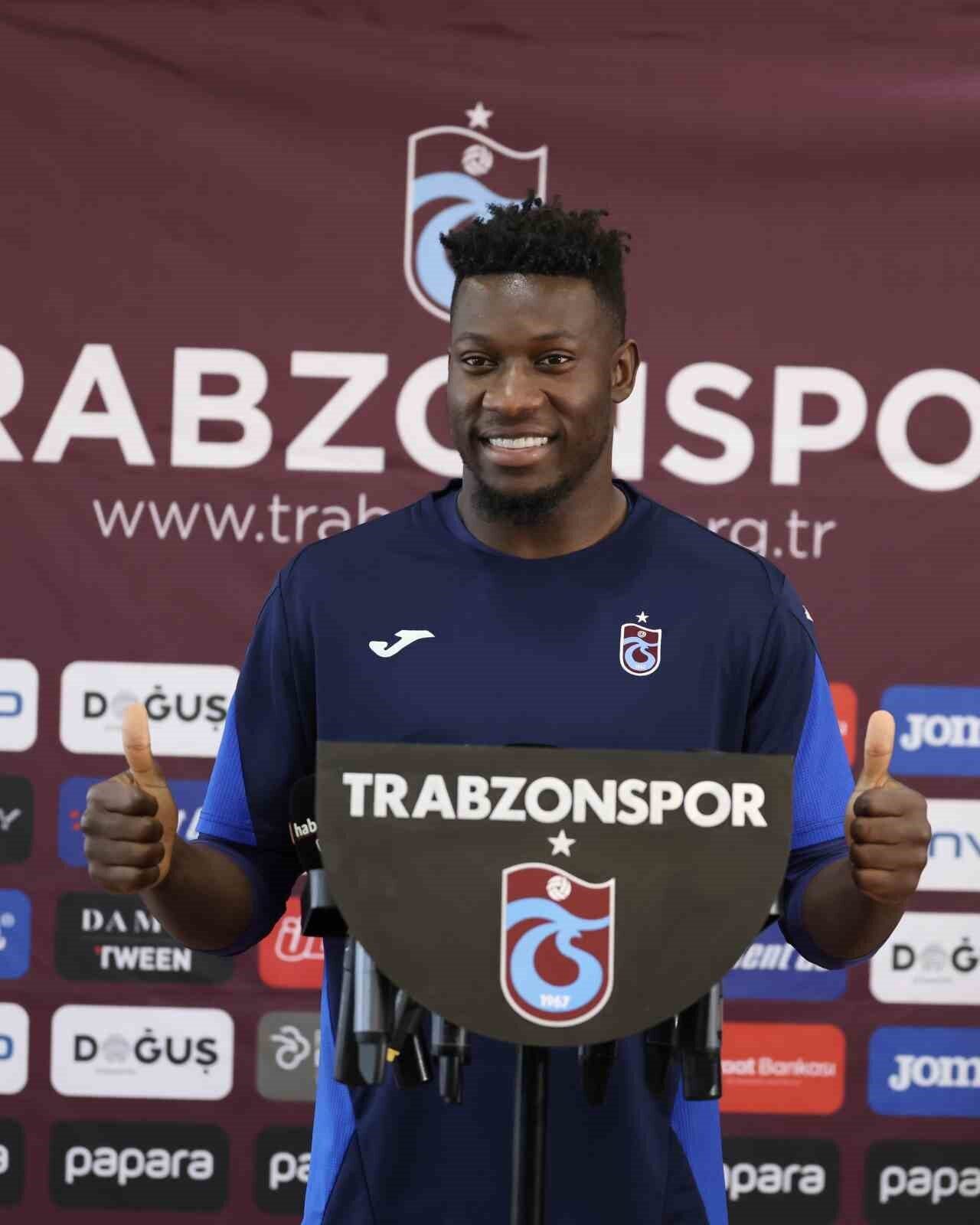 Trabzonspor’un Kamerunlu kalecisi Andre Onana, bordo-mavili takıma kısa sürede uyum