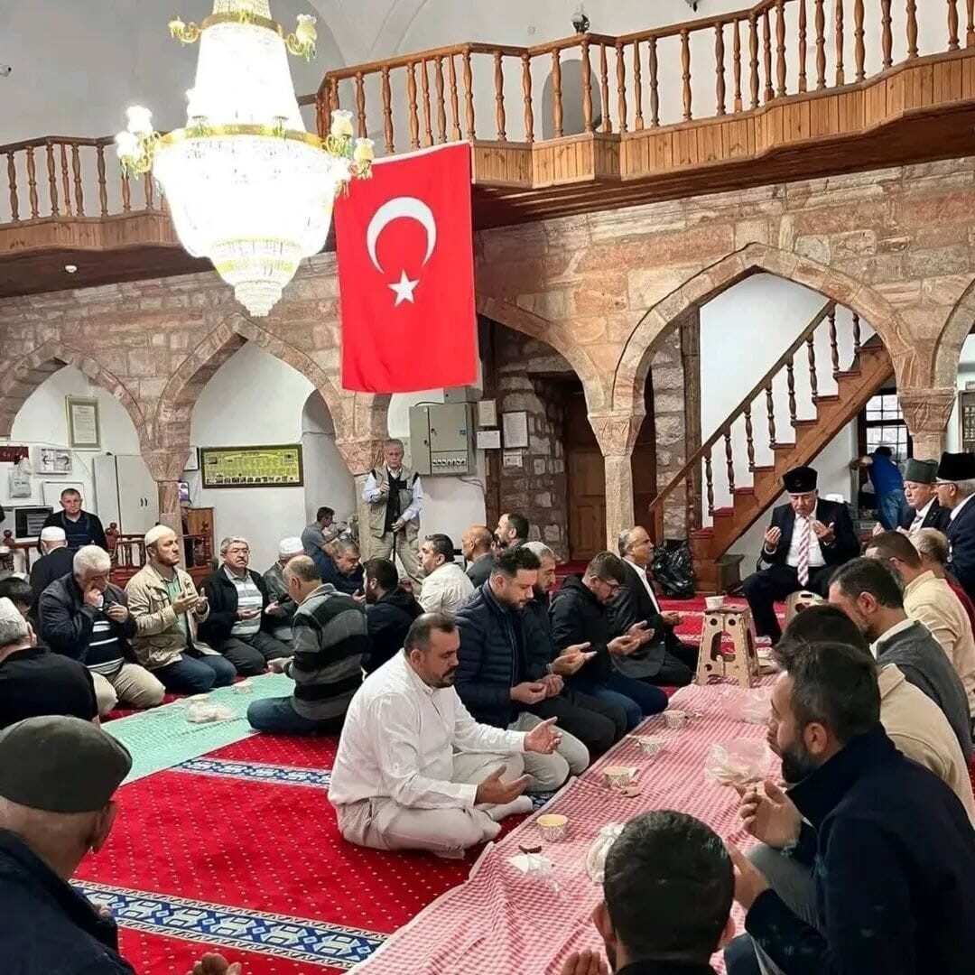 Ankara’nın Beypazarı ilçesinde 19 Eylül Gaziler Günü dolayısıyla gaziler sabah