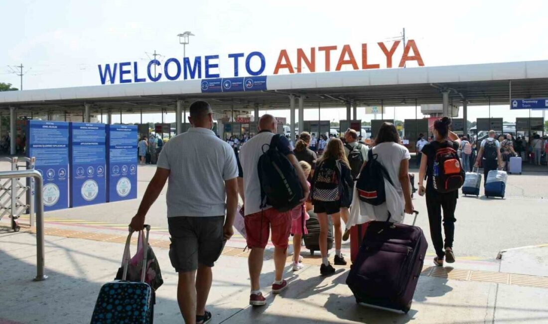Antalya’yı yılın ilk 8 ayında 11 milyon 702 bin 733