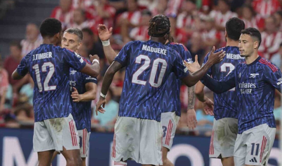 UEFA Şampiyonlar Ligi lig aşaması ilk haftasında İngiliz ekibi Arsenal,