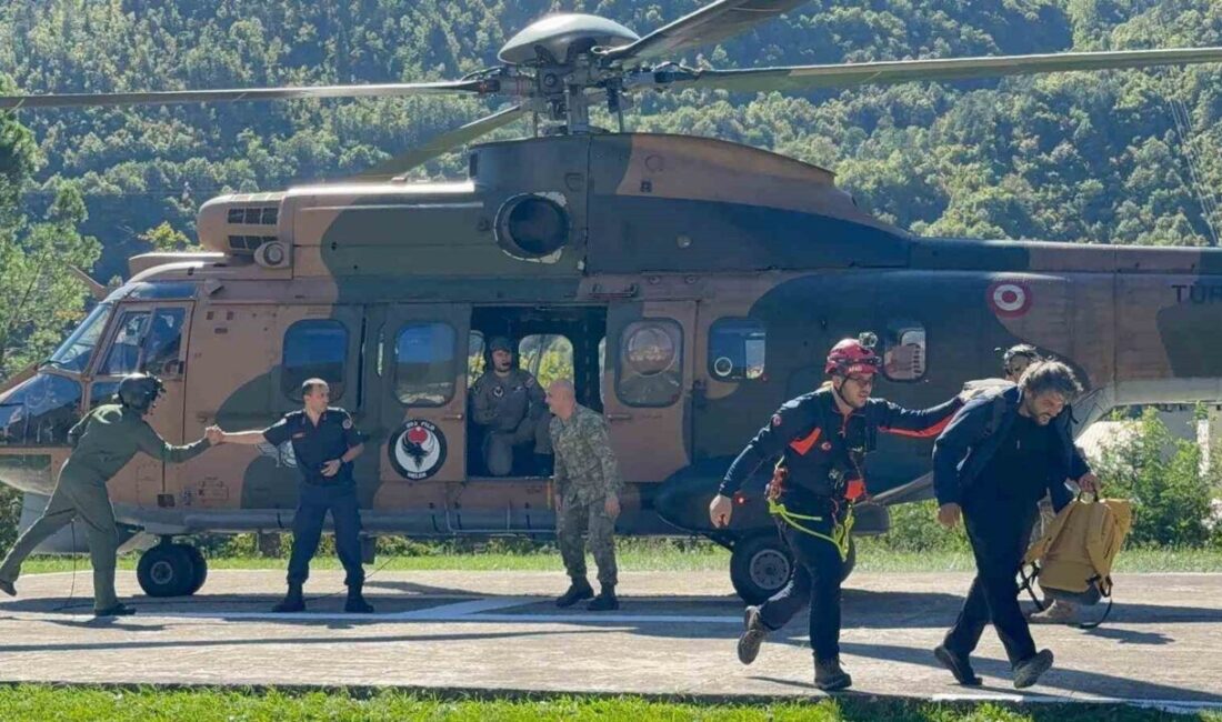 Artvin’in Borçka ilçesinde yaşanan sel felaketinin ardından Camili (Macahel) bölgesinde