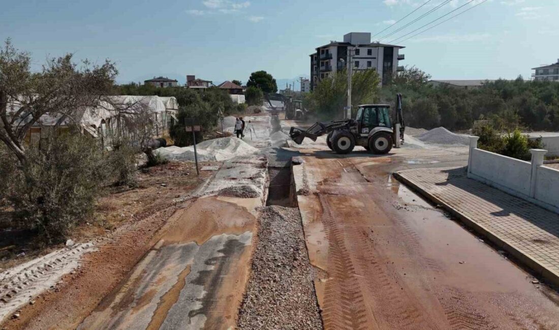 Antalya Büyükşehir Belediyesi ASAT Genel Müdürlüğü, altyapı eksikliklerini gidermek amacıyla