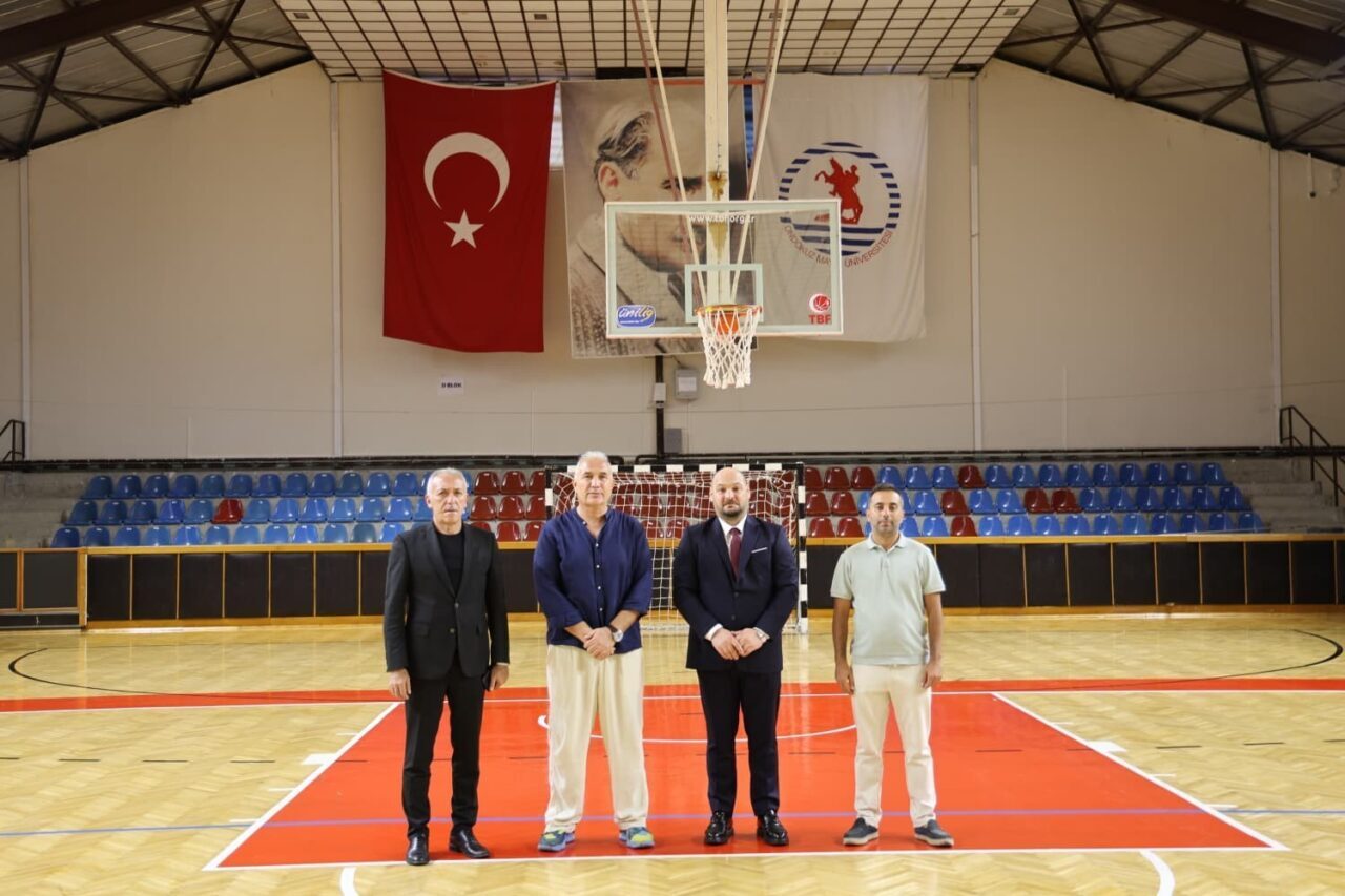 Samsun’un Atakum Belediyesi ekipleri, Ondokuz Mayıs Üniversitesi (OMÜ) yerleşkesinde bulunan