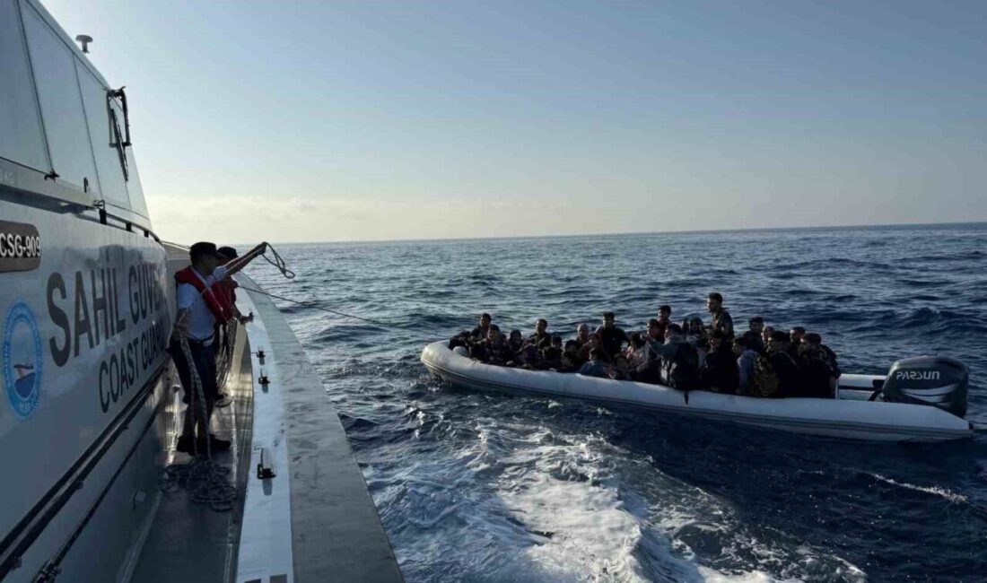 Aydın’ın Didim ilçesi açıklarında düzenlenen operasyonda 28 düzensiz göçmen ile