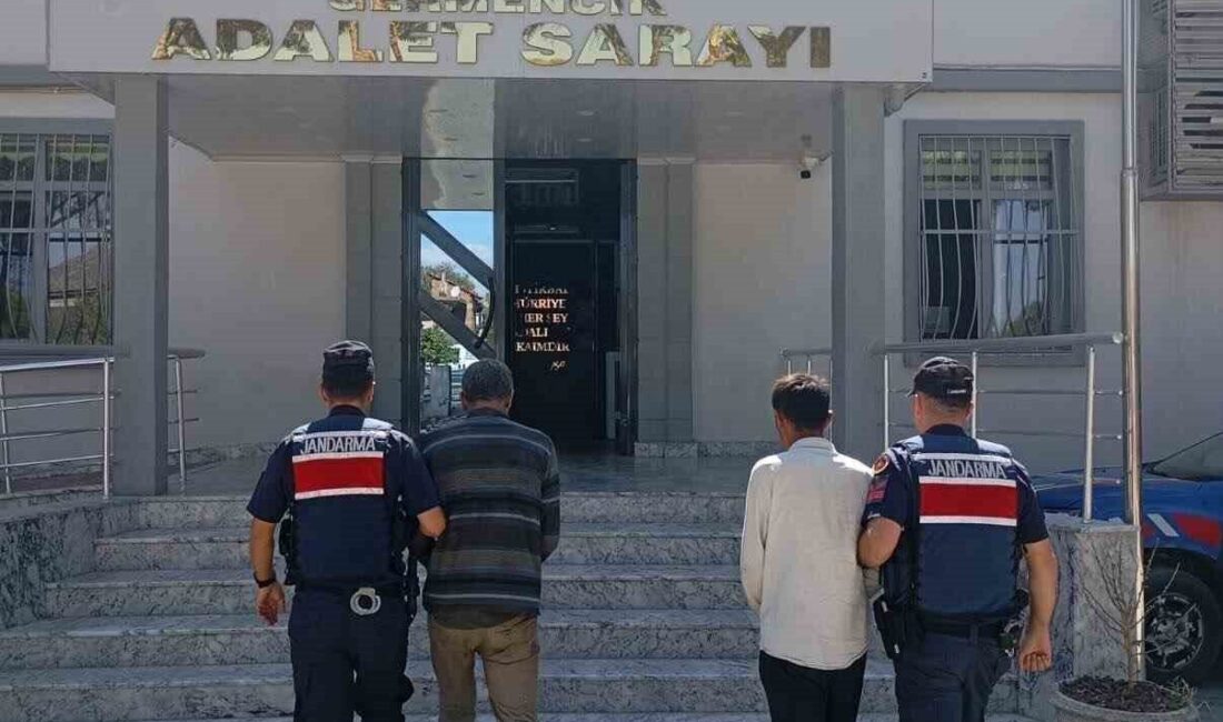 Aydın’ın Germencik ilçesinde 2 şüpheli jandarma ekiplerince bir bahçeden 63