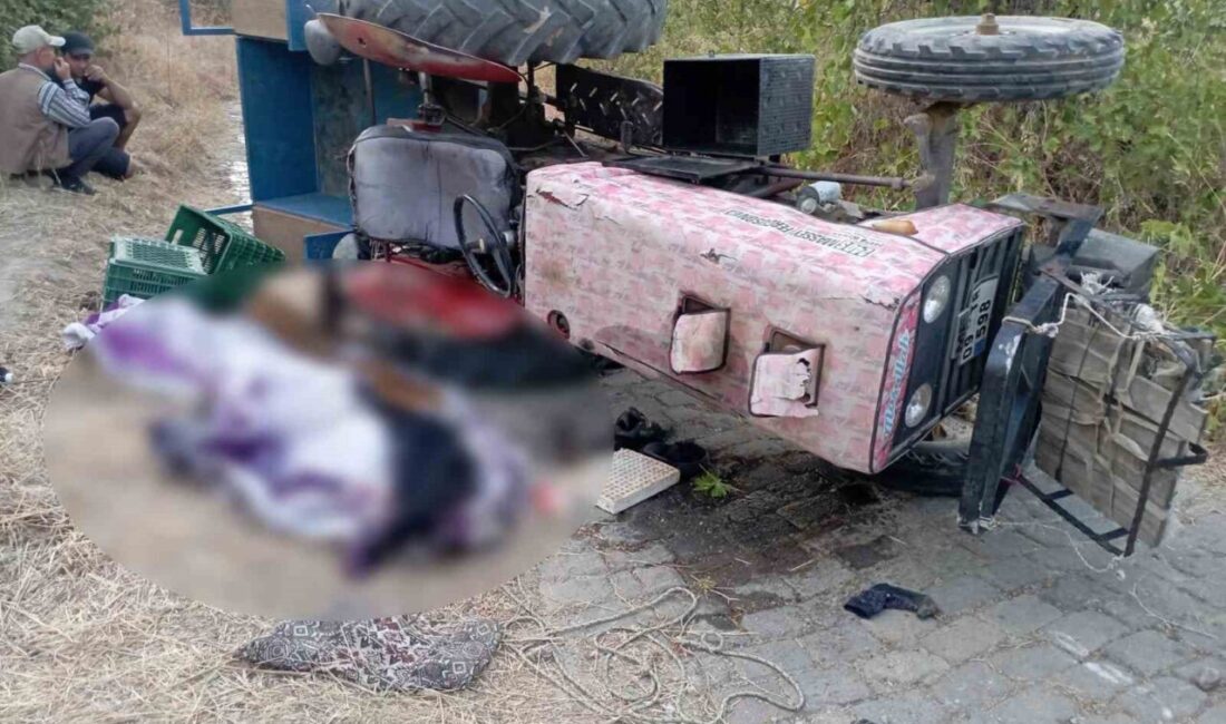 Aydın’ın Germencik ilçesinde bağlı Bozköy Mahallesi’nde meydana gelen traktör kazasında