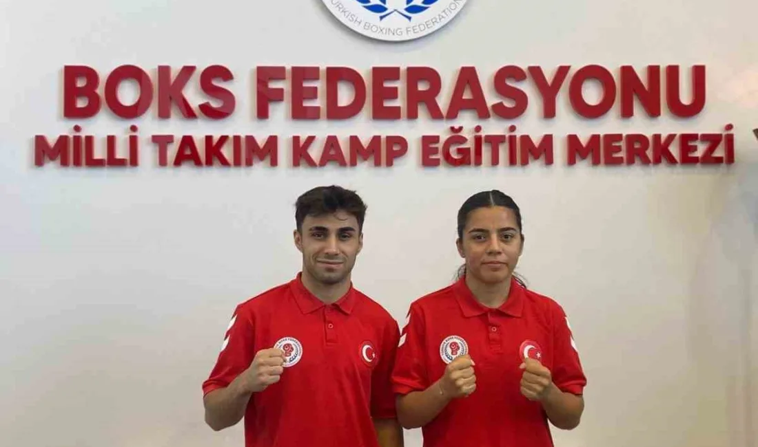 Aydınlı boksörler Simge Bekler ve Tevfik Akkaş, Çekya’nın Ostrava kentinde