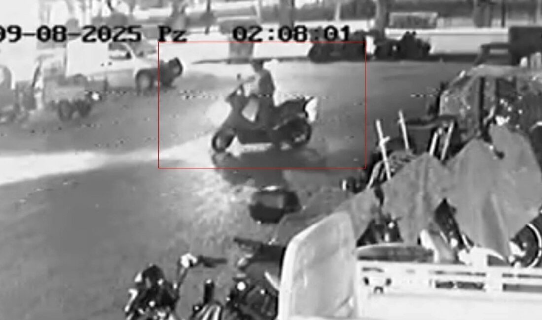 Samsun’da bir motosiklet satıcısından aynı gün iki motosiklet çalan hırsız