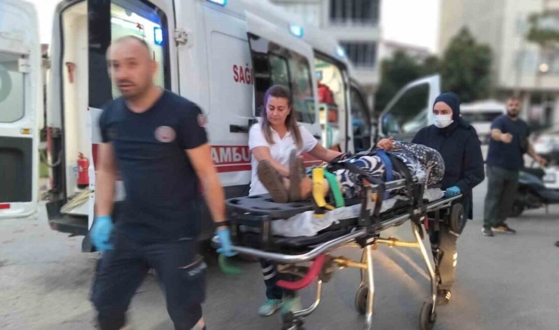 Samsun’un Bafra ilçesinde 3 tekerlekli elektrikli bisikletin devrilmesi sonucu meydana