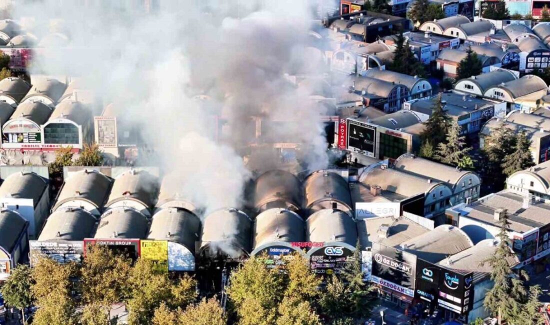 Bağcılar’da bulunan İstanbul Toptancılar Çarşısı’ndaki (İSTOÇ) bir malzeme dükkanında başlayan