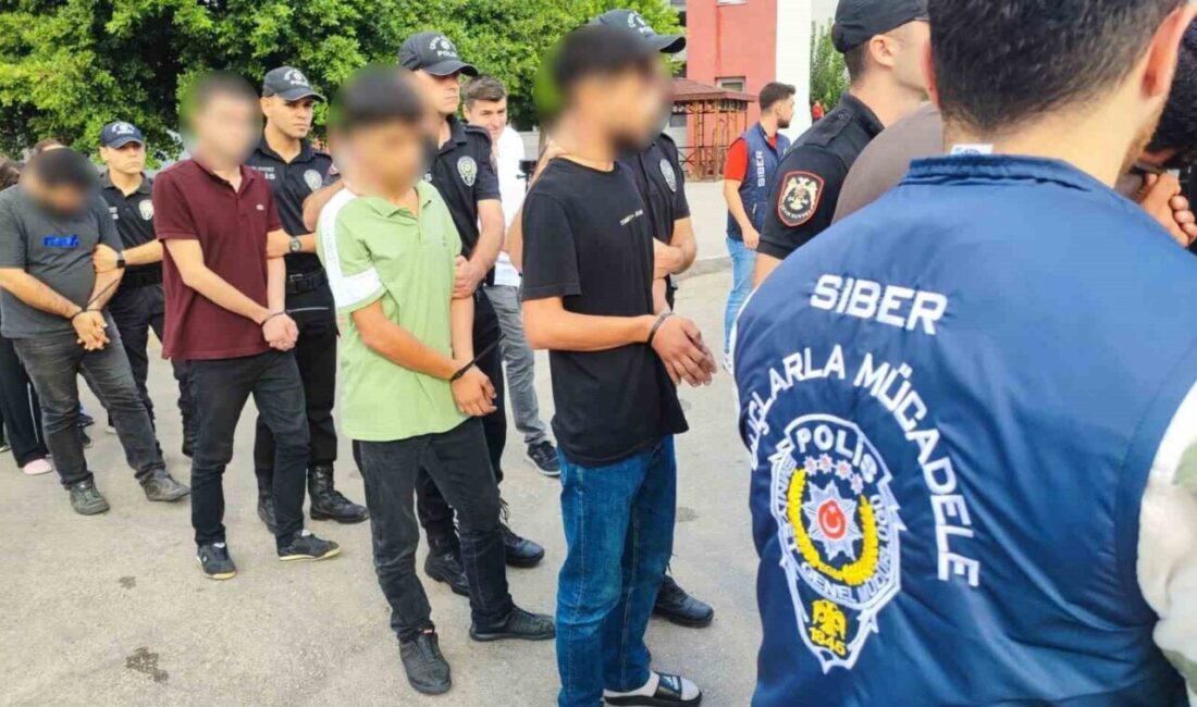 Adana merkezli 3 ilde yapılan yasadışı bahis operasyonunda 9’u kadın