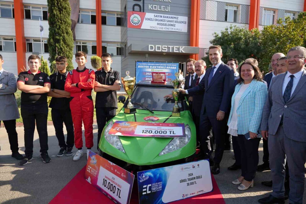 Denizli Organize Sanayi Bölgesi Teknik (DOSTEK) Kolejinde sanayiciler ve öğrencilerle