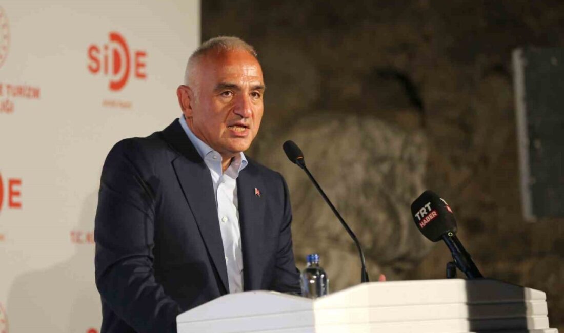 Kültür ve Turizm Bakanı Mehmet Nuri Ersoy, Ağustos sonu itibariyle