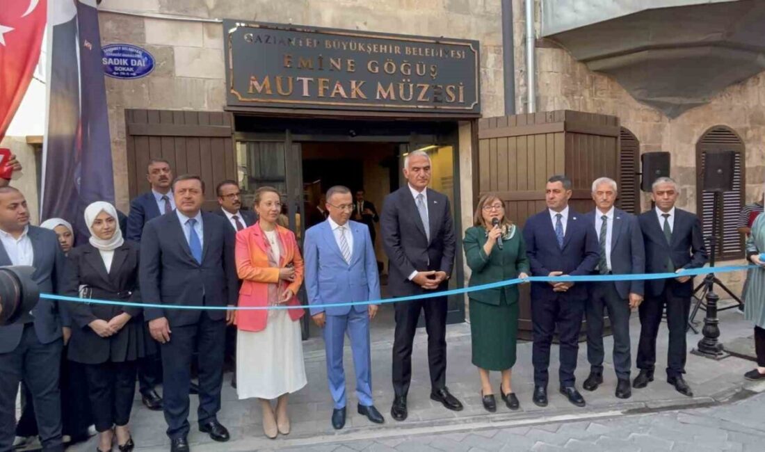 Kültür ve Turizm Bakanı Mehmet Nuri Ersoy, Gaziantep’te yapımı tamamlanan