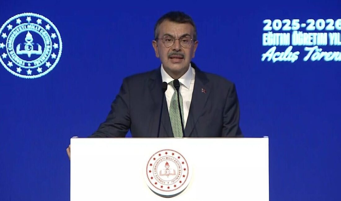 2025-2026 Eğitim Öğretim Yılı Açılış Töreni’ninde konuşan Milli Eğitim Bakanı