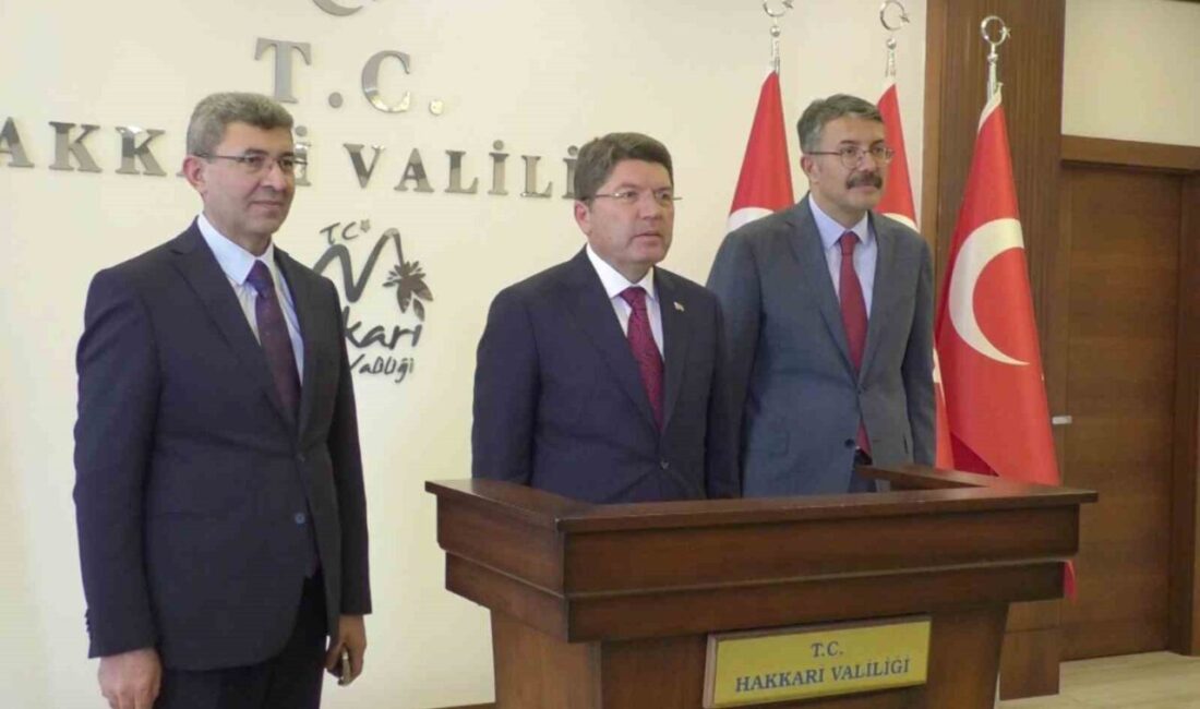 Adalet Bakanı Yılmaz Tunç, Hakkari Adalet Sarayı’nın temel atma töreni