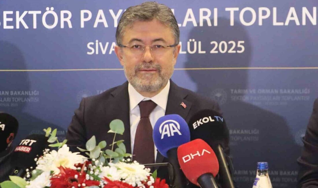 Sivas’ta katıldığı bir toplantıda konuşan Tarım ve Orman Bakanı İbrahim
