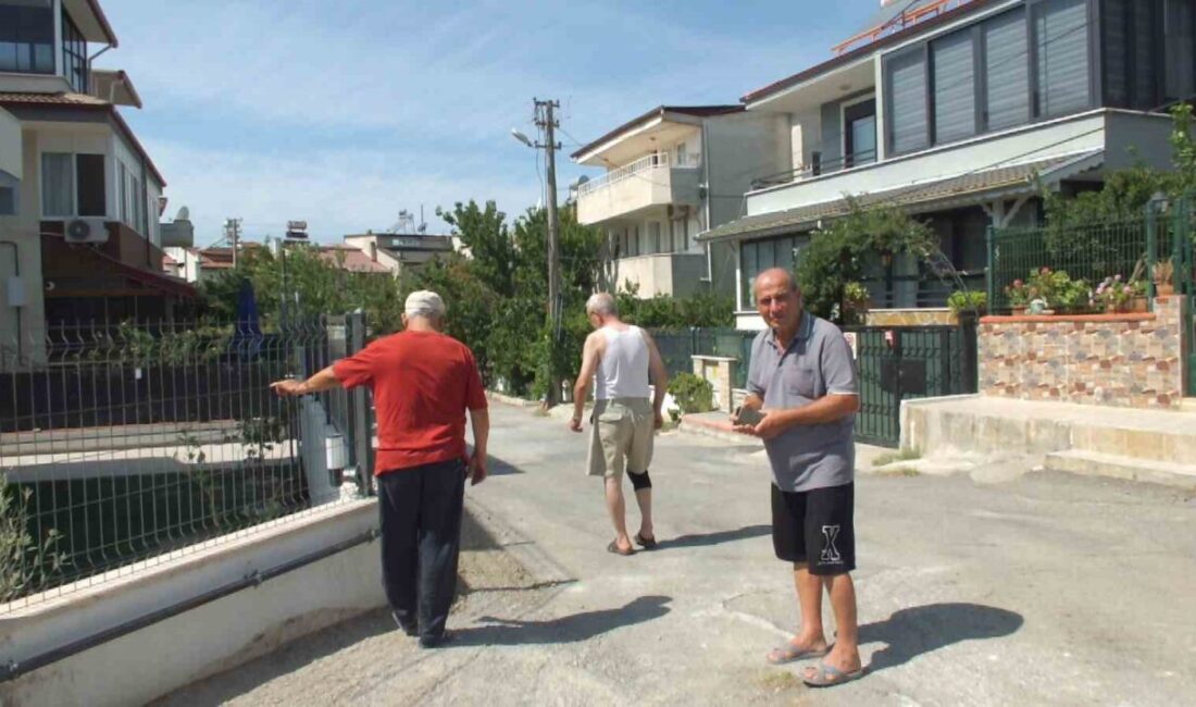 Burhaniye ilçesinde, uçakların şehrin semalarında bıraktığı izler ilgi odağı oldu.