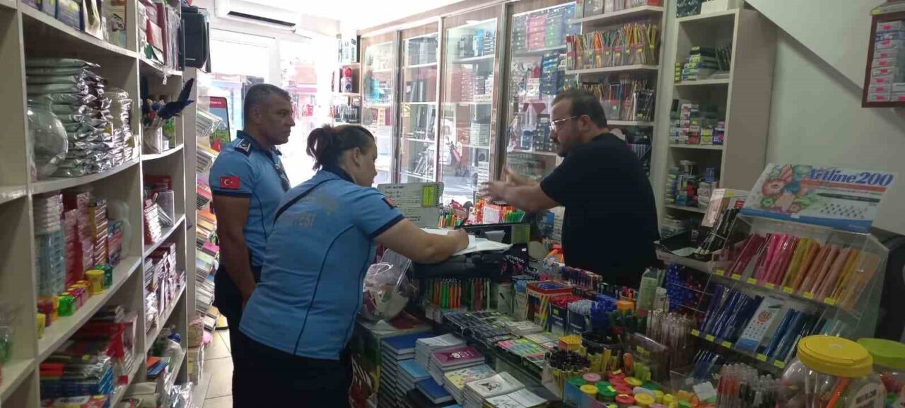 Balıkesir’de zabıta ekipleri, 2025-2026 eğitim öğretim yılı öncesi il genelindeki