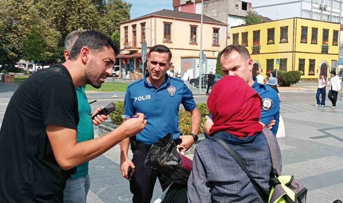 Samsun’da bir bankta bırakılan çanta, polisi alarma geçirdi. Çantanın sahibi