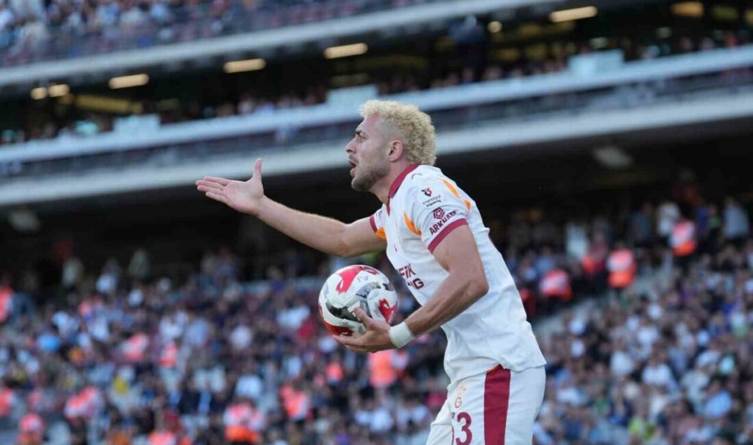 Galatasaraylı futbolcu Barış Alper Yılmaz, Eyüpspor karşısında 57. dakikada oyuna