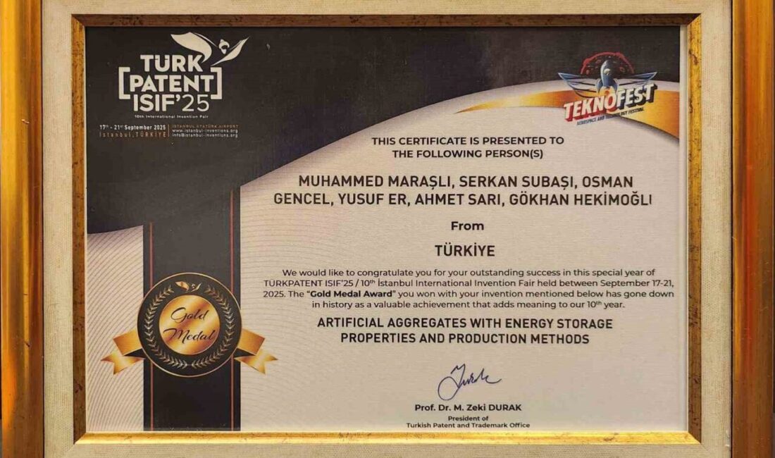 Bartın Üniversitesinden (BARÜ) Prof. Dr. Osman Gençel’in yer aldığı proje