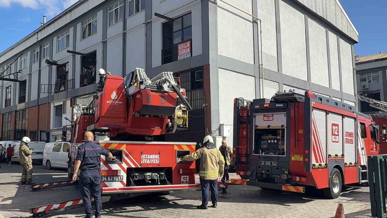 Başakşehir İkitelli’de bulunan Cila ve Nikelajcılar Sanayi Sitesi’ndeki çinko kaplama