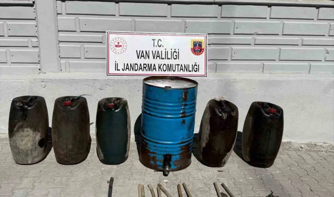Van’ın Başkale ilçesinde jandarma ekiplerince yürütülen çalışmalar sonucunda 319 litre