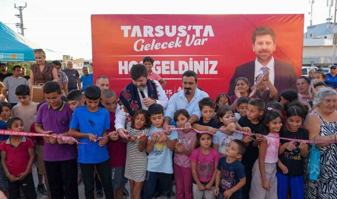 Tarsus Belediyesi tarafından restore edilen Yenice Sosyal Tesisleri, düzenlenen törenle