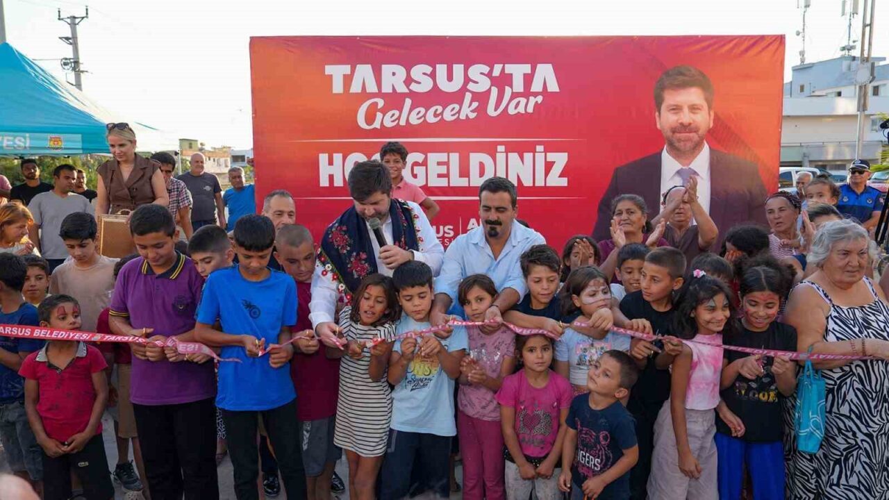 Tarsus Belediyesi tarafından restore edilen Yenice Sosyal Tesisleri, düzenlenen törenle