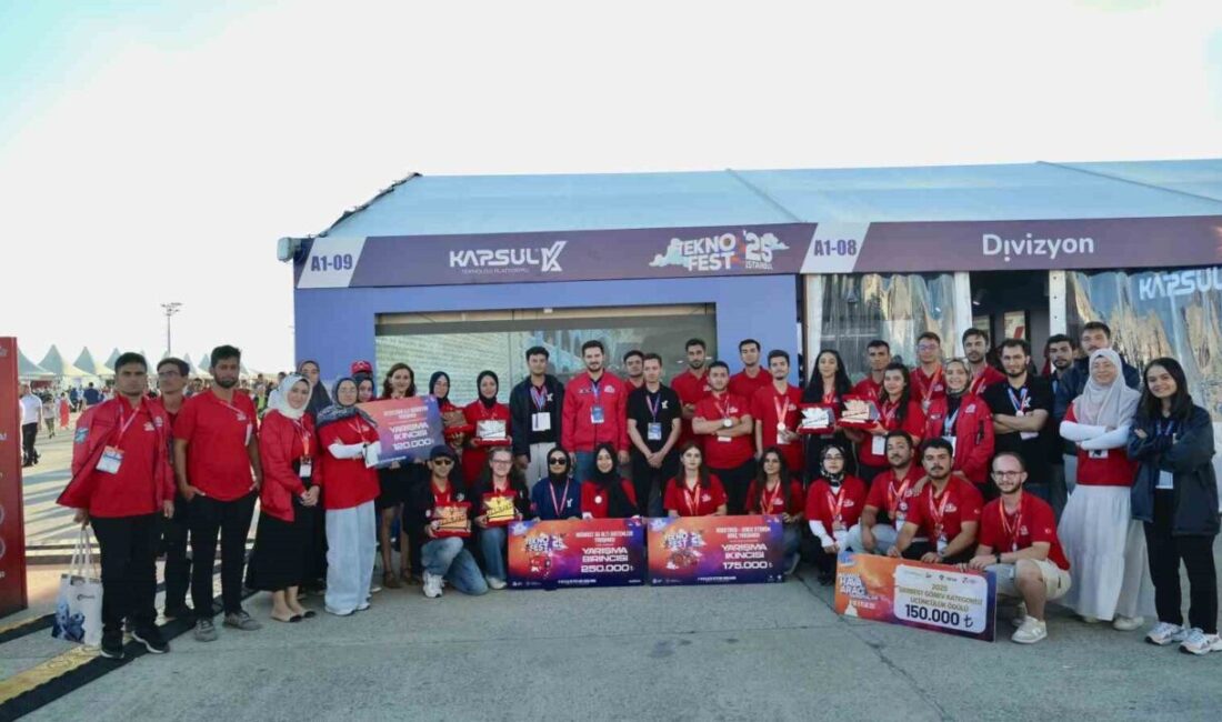 Konya Büyükşehir Belediyesi Kapsül Teknoloji Platformu, “2025 TEKNOFEST İstanbul”da elde