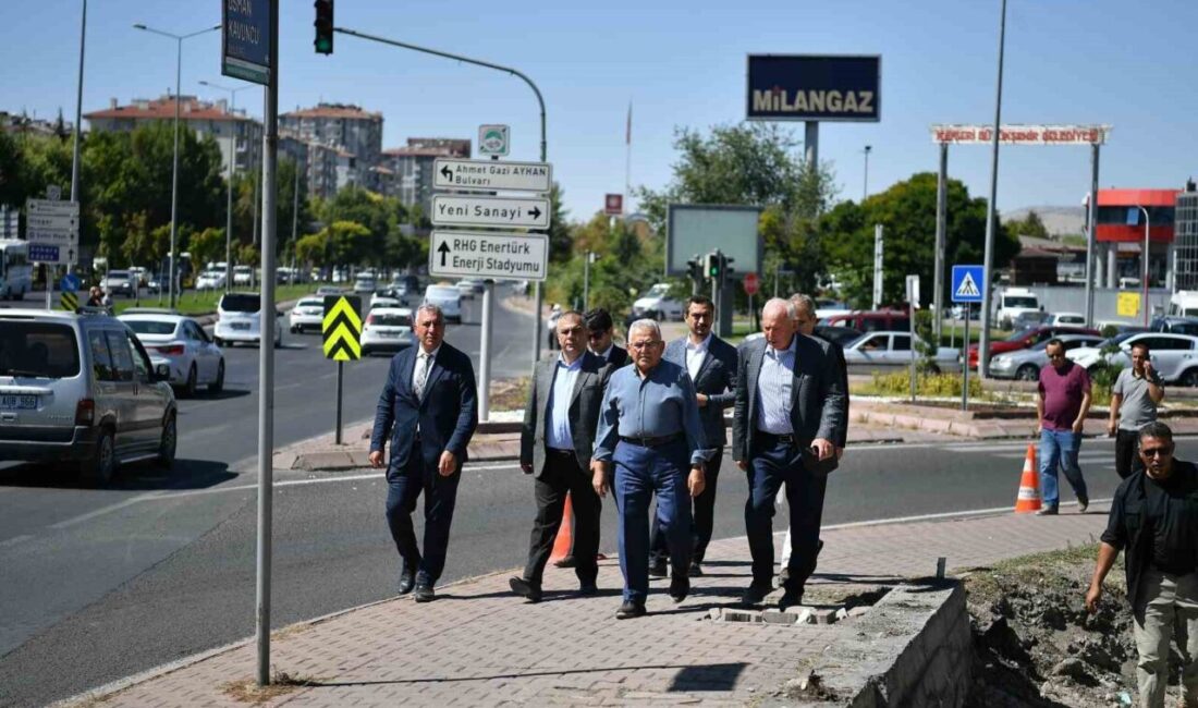 Kayseri Büyükşehir Belediye Başkanı Dr. Memduh Büyükkılıç, Osman Kavuncu Bulvarı