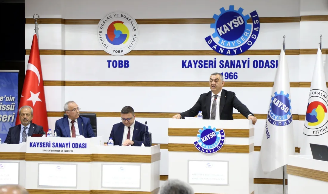 Kayseri Sanayi Odası (KAYSO) Yönetim Kurulu Başkanı Mehmet Büyüksimitci; Eylül