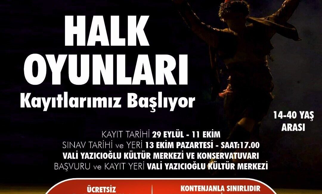 Aydın Büyükşehir Belediyesi Konservatuvarı’nda ‘Halk Oyunları’ eğitimi için yeni dönem