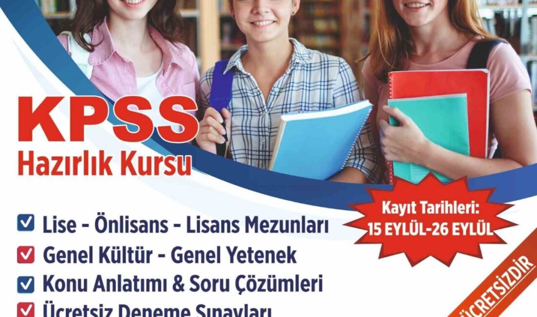 Aydın Büyükşehir Belediyesi’nin yıllardır sürdürdüğü ücretsiz KPSS kurslarında yeni dönem