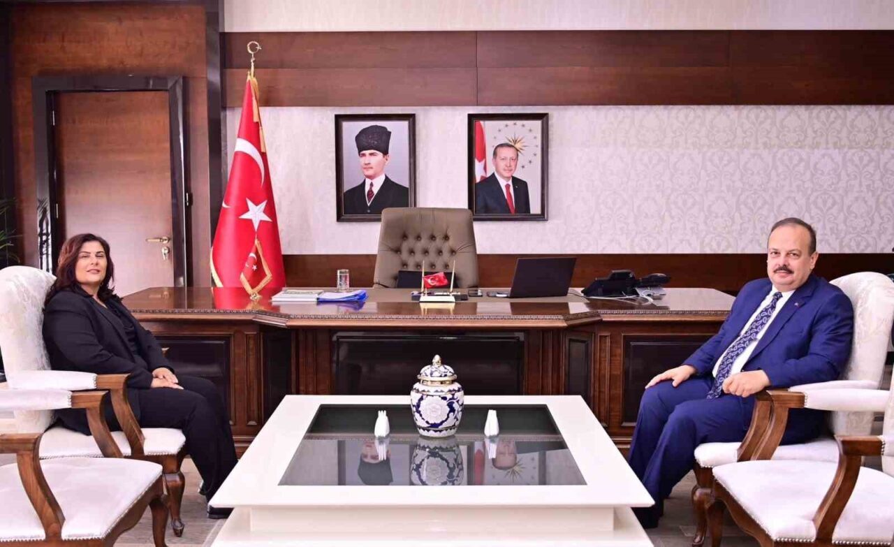 Aydın Büyükşehir Belediye Başkanı Özlem Çerçioğlu, Aydın Valisi Yakup Canbolat’ı