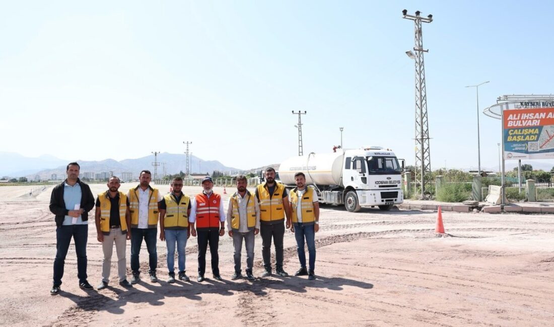 Kayseri’nin ulaşım ağına nefes aldıracak dev bulvar çalışması hız kesmeden
