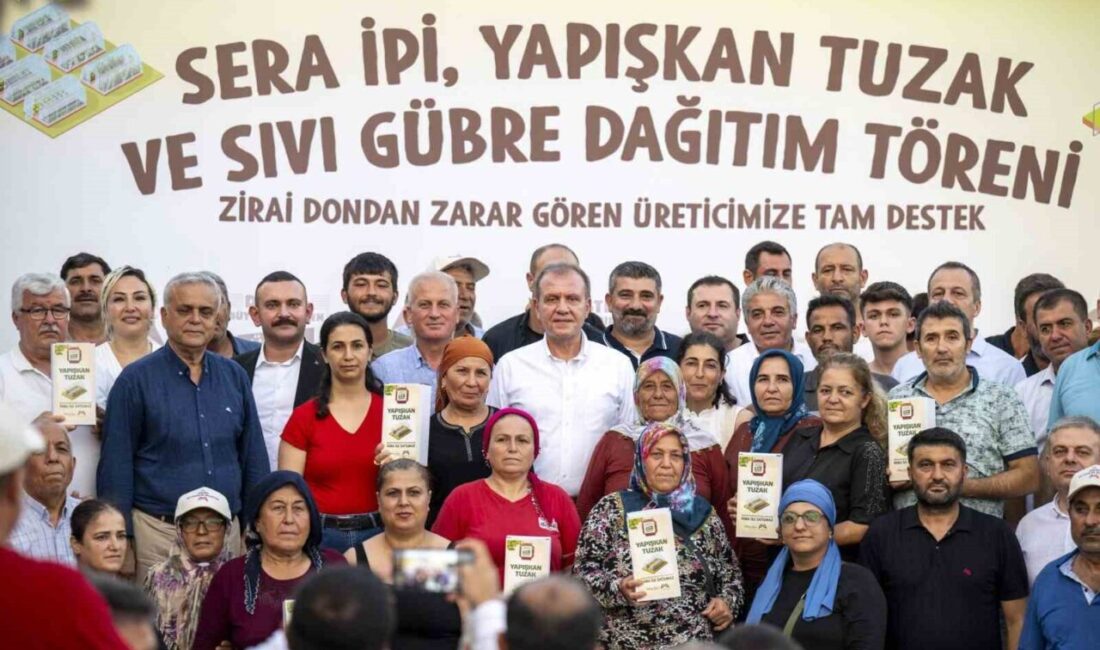 Mersin Büyükşehir Belediyesi, tarımsal üretimi desteklemek amacıyla üreticilere yönelik yeni