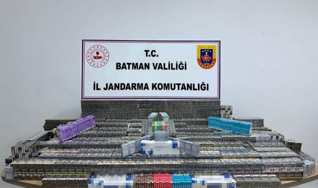 Batman İl Jandarma Komutanlığı ekipleri tarafından düzenlenen operasyonda 5 bin