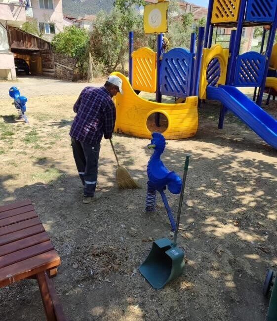 Bilecik’in Bayırköy Beldesi’nde, park, bahçe ve çocuk oyun alanlarında kapsamlı