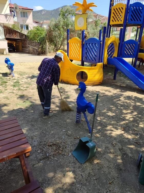 Bilecik’in Bayırköy Beldesi’nde, park, bahçe ve çocuk oyun alanlarında kapsamlı