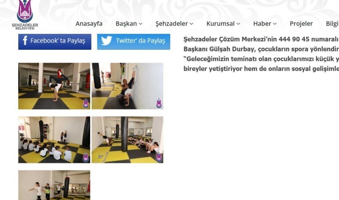 Manisa’da uzun yıllardır cimnastik branşında çalışmalar yürüten Cimnastik Antrenörü Tuba