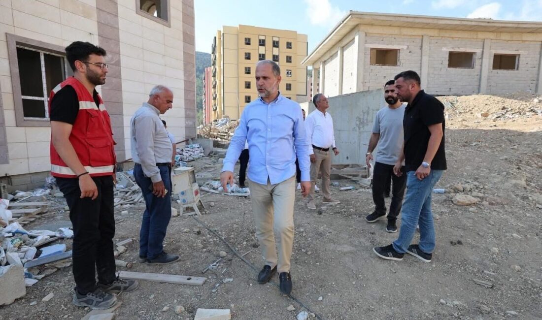 Hatay’ın Belen ilçesinde inşa edilen deprem konutlarının teslimi Kasım ayında