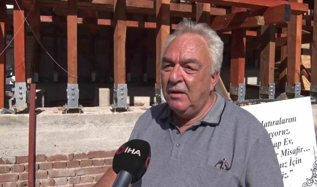 Beykoz’da yeniden inşa edilen tarihi eser niteliğindeki bina, yolun daralmasına