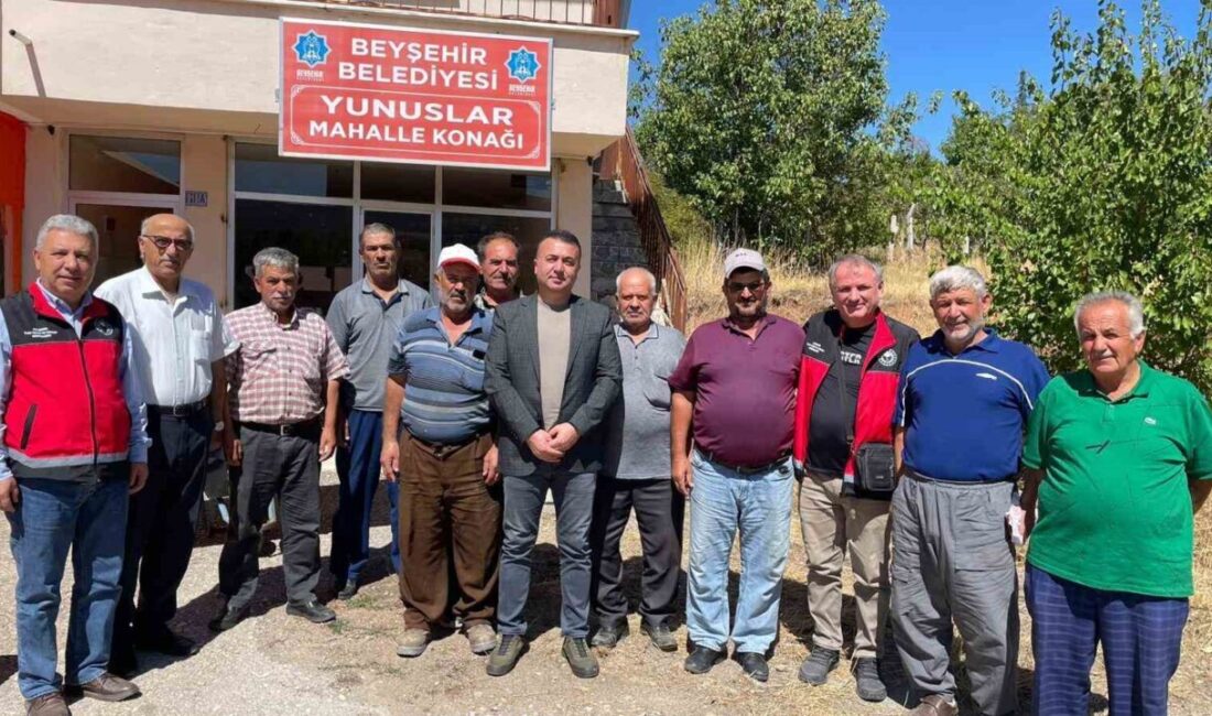 Konya’nın Beyşehir ilçesinde yürütülen çiftçi eğitim faaliyetleri devam ediyor. Beyşehir