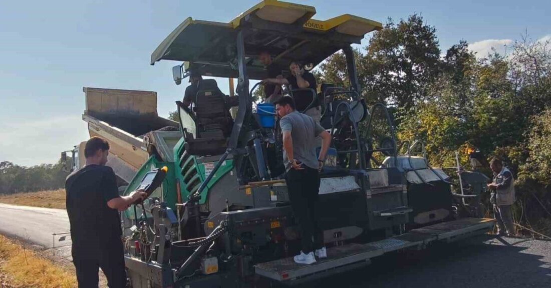 Çanakkale’nin Biga ilçesinde, İl Özel İdaresi Yol ve Ulaşım Hizmetleri