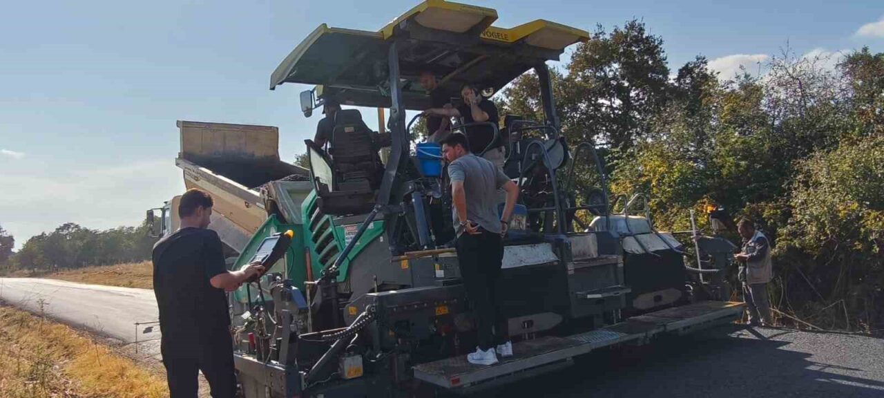 Çanakkale’nin Biga ilçesinde, İl Özel İdaresi Yol ve Ulaşım Hizmetleri