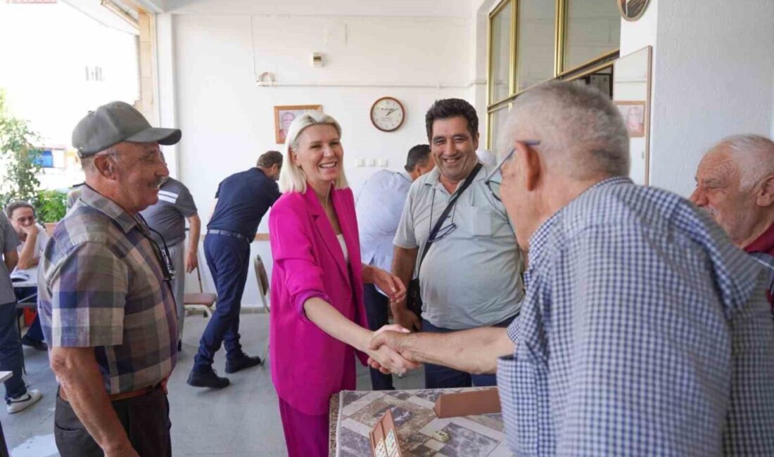 Bilecik Belediye Başkanı Melek Mızrak Subaşı, Ertuğrulgazi Mahallesi’nde esnaf ve