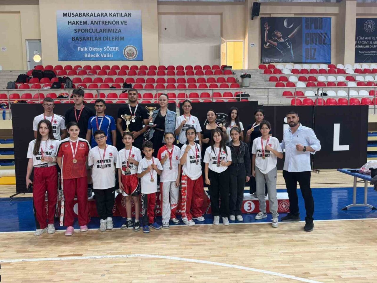 Bilecik’in ev sahipliği yaptığı 1. İller Arası Kick Boks Şampiyonası