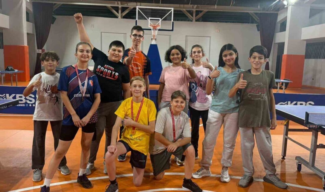 Bilecik’in Bozüyük ilçesinde Avrupa Hareketlilik Haftası kapsamında Masa Tenisi Turnuvası